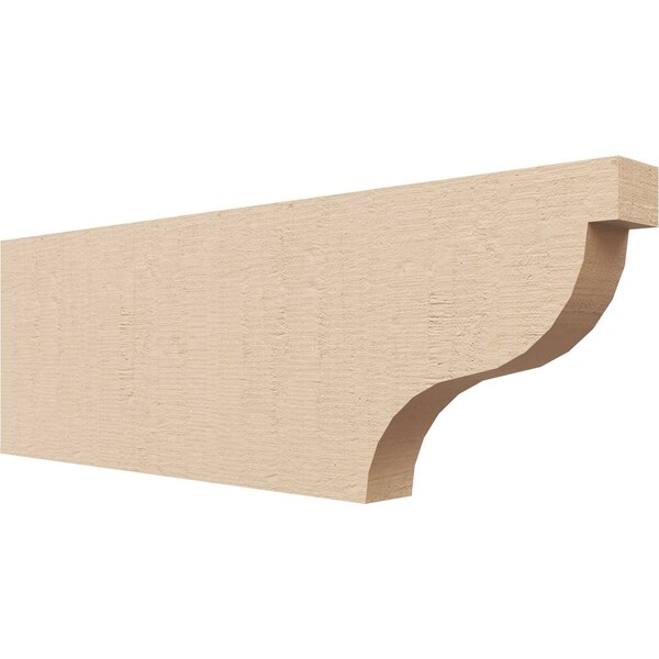 Ekena Millwork 2in. W x 8in. H x 24in. L Garner Woodgrain TimberThane Rafter Tail, Primed Tan RFTUR02X08X24GARRCPR - main